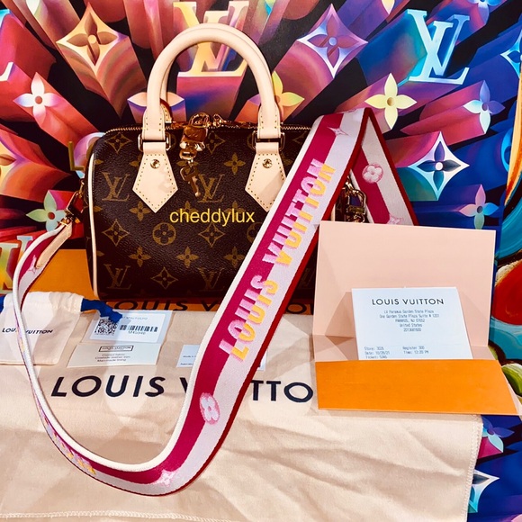 ❤️🦄💖AUTHENTIC BRAND NEW  SPEEDY 20 BANDOULIÈRE - Picture 3 of 11